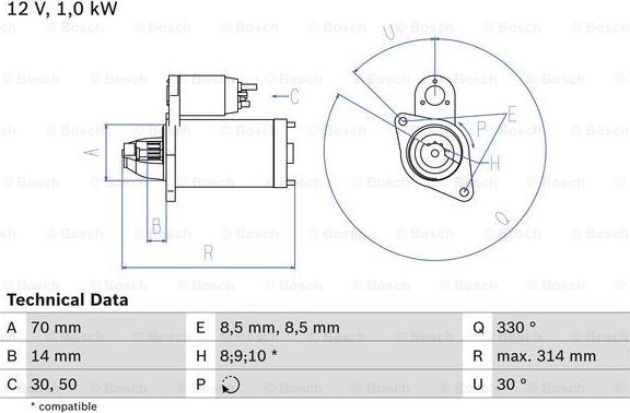 BOSCH 0 986 018 570 - Starter www.molydon.hr