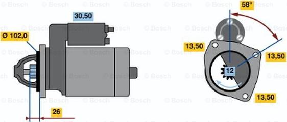 BOSCH 0 986 018 641 - Starter www.molydon.hr