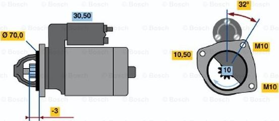 BOSCH 0 986 018 611 - Starter www.molydon.hr