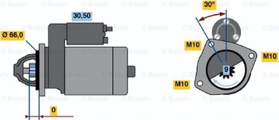 BOSCH 0 986 018 671 - Starter www.molydon.hr