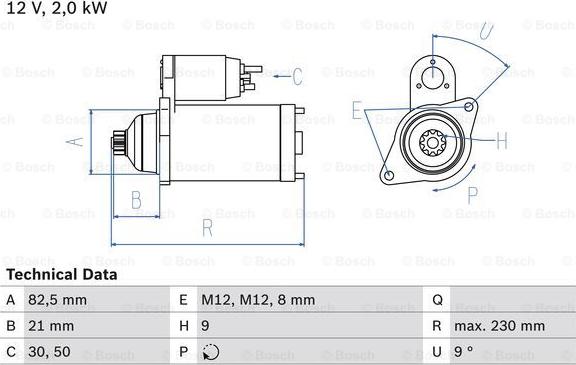 BOSCH 0 986 018 380 - Starter www.molydon.hr