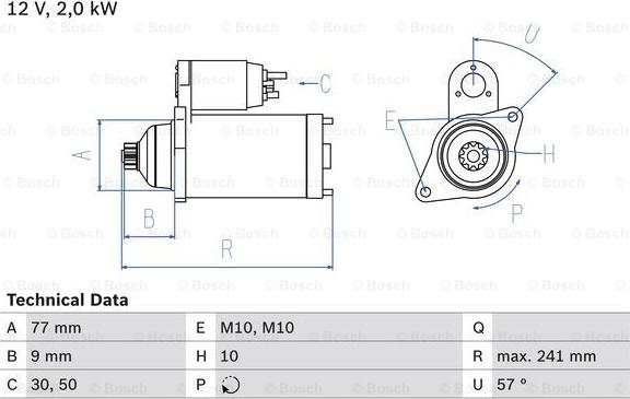 BOSCH 0 986 018 731 - Starter www.molydon.hr