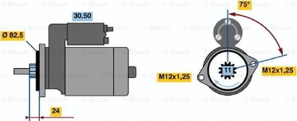 BOSCH 0 986 013 991 - Starter www.molydon.hr