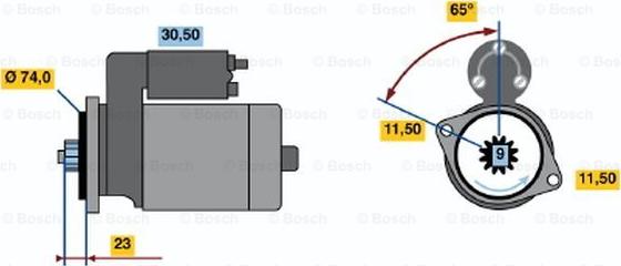 BOSCH 0 986 013 981 - Starter www.molydon.hr