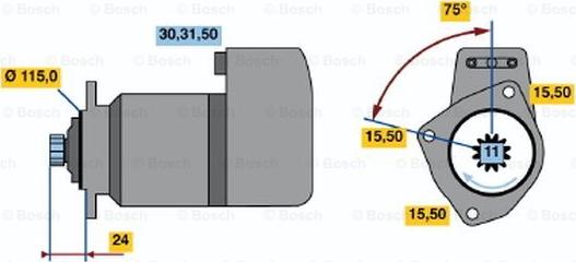 BOSCH 0 986 013 440 - Starter www.molydon.hr