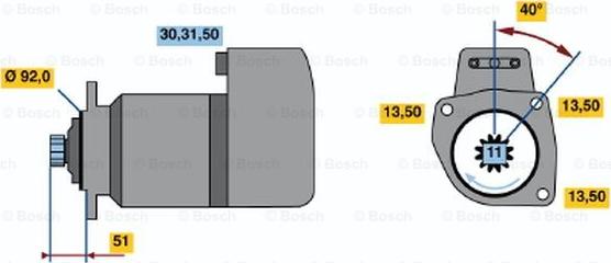 BOSCH 0 986 013 420 - Starter www.molydon.hr