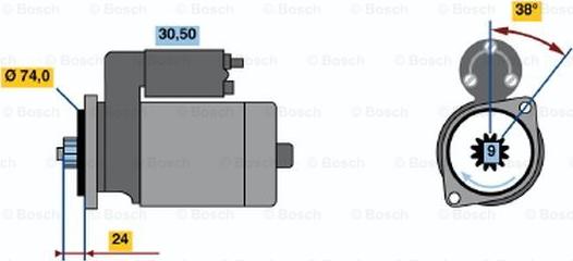 BOSCH 0 986 013 571 - Starter www.molydon.hr