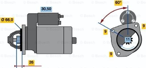 BOSCH 0 986 013 620 - Starter www.molydon.hr