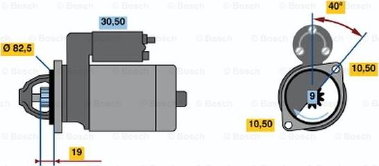 BOSCH 0 986 013 100 - Starter www.molydon.hr