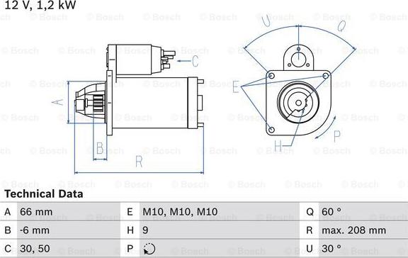 BOSCH 0 986 013 861 - Starter www.molydon.hr