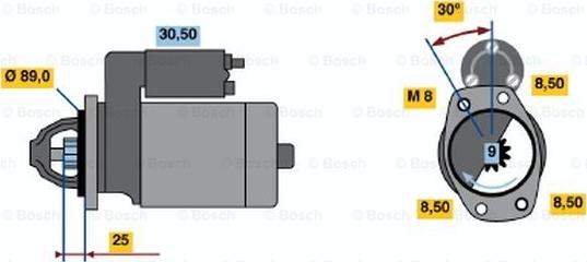 BOSCH 0 986 013 811 - Starter www.molydon.hr