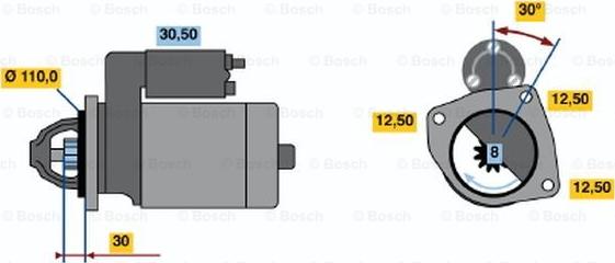 BOSCH 0 986 013 871 - Starter www.molydon.hr