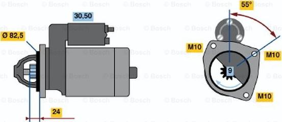 BOSCH 0 986 013 230 - Starter www.molydon.hr