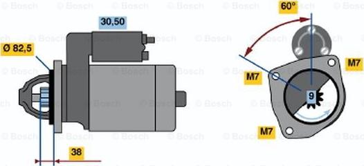 BOSCH 0 986 013 791 - Starter www.molydon.hr