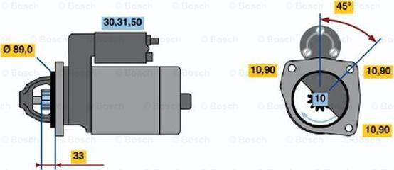 BOSCH 0 986 013 770 - Starter www.molydon.hr