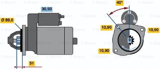 BOSCH 0 986 012 940 - Starter www.molydon.hr