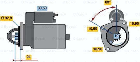 BOSCH 0 986 012 470 - Starter www.molydon.hr