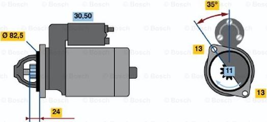 BOSCH 0 986 012 610 - Starter www.molydon.hr