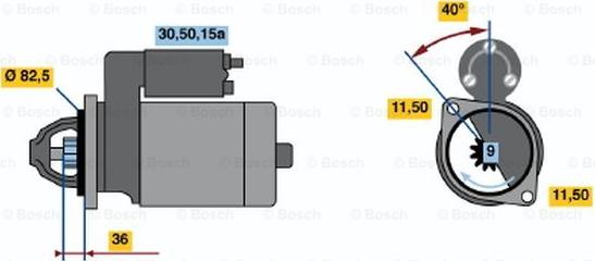 BOSCH 0 986 012 061 - Starter www.molydon.hr