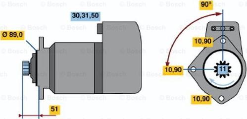 BOSCH 0 986 012 730 - Starter www.molydon.hr