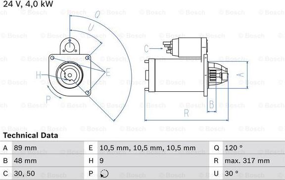 BOSCH 0 986 017 990 - Starter www.molydon.hr