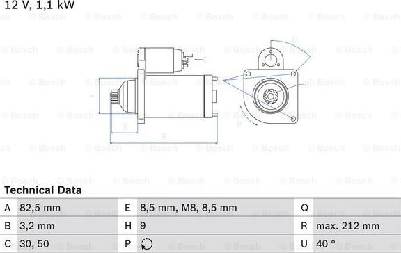 BOSCH 0 986 017 940 - Starter www.molydon.hr