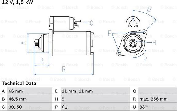 BOSCH 0 986 017 450 - Starter www.molydon.hr