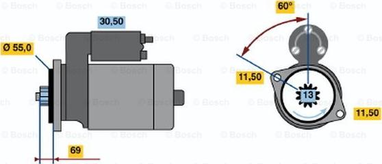 BOSCH 0 986 017 591 - Starter www.molydon.hr