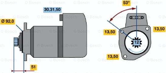 BOSCH 0 986 017 050 - Starter www.molydon.hr