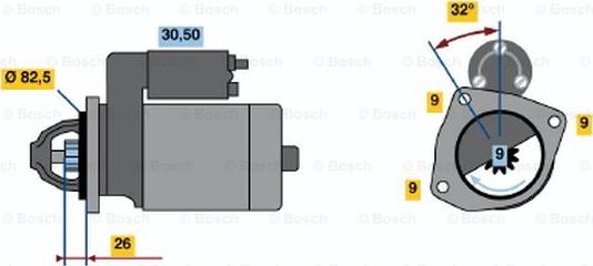 BOSCH 0 986 017 010 - Starter www.molydon.hr