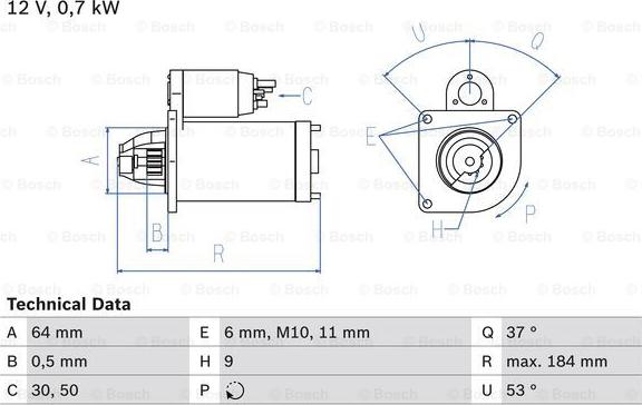 BOSCH 0 986 017 840 - Starter www.molydon.hr