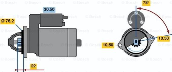 BOSCH 0 986 017 330 - Starter www.molydon.hr