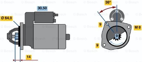 BOSCH 0 986 017 781 - Starter www.molydon.hr