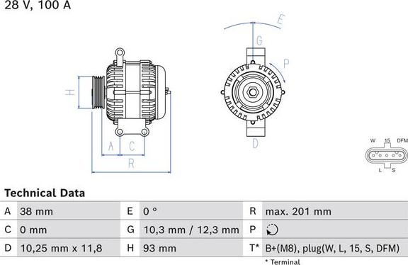 BOSCH 0 986 084 520 - Alternator www.molydon.hr