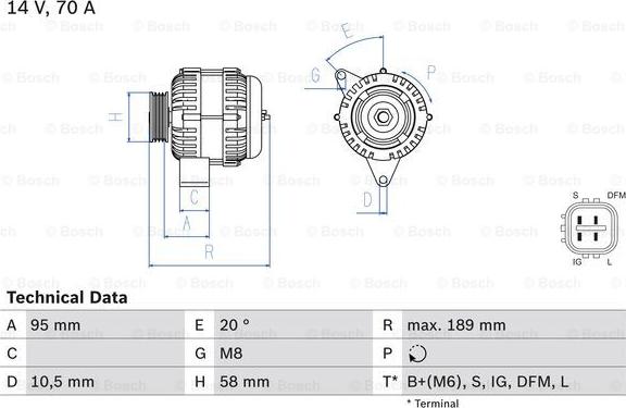 BOSCH 0 986 084 110 - Alternator www.molydon.hr