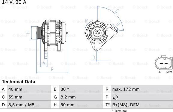 BOSCH 0 986 084 320 - Alternator www.molydon.hr