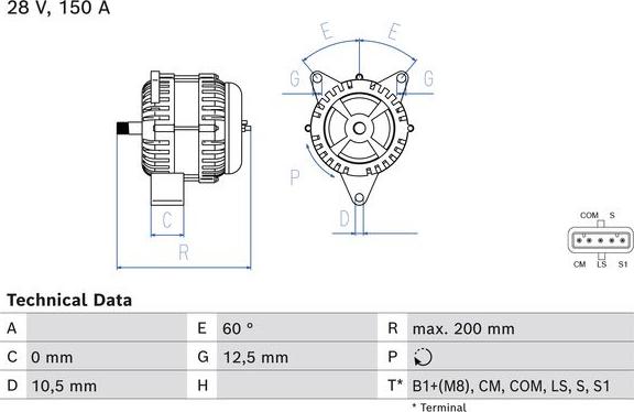 BOSCH 0 986 085 300 - Alternator www.molydon.hr