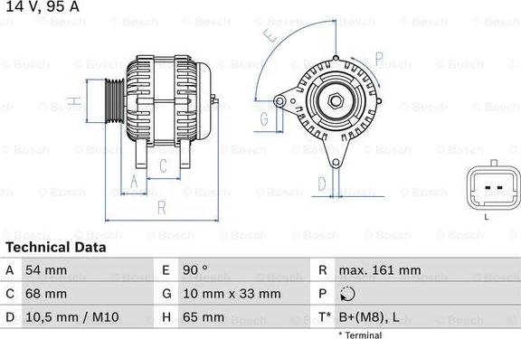 BOSCH 0 986 080 960 - Alternator www.molydon.hr