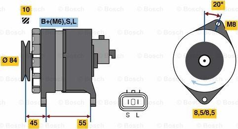 BOSCH 0 986 080 910 - Alternator www.molydon.hr