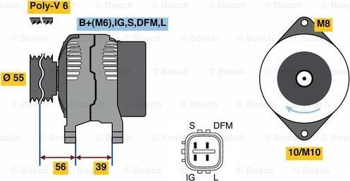 BOSCH 0 986 080 450 - Alternator www.molydon.hr