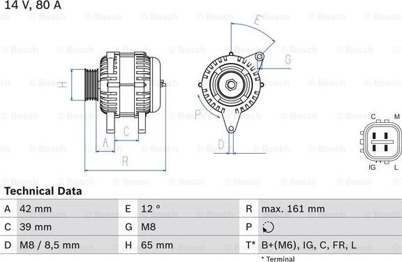 BOSCH 0 986 080 570 - Alternator www.molydon.hr