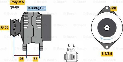 BOSCH 0 986 080 690 - Alternator www.molydon.hr