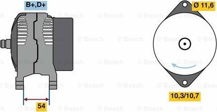 BOSCH 0 986 080 630 - Alternator www.molydon.hr