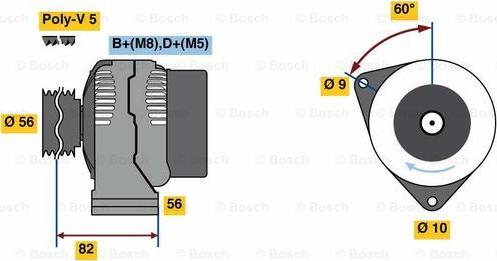 BOSCH 0 986 080 890 - Alternator www.molydon.hr