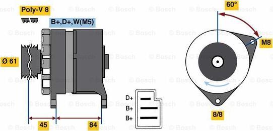 BOSCH 0 986 080 850 - Alternator www.molydon.hr