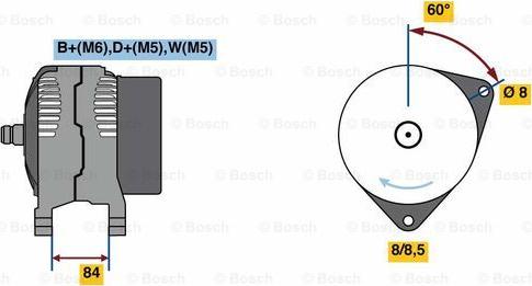 BOSCH 0 986 080 820 - Alternator www.molydon.hr