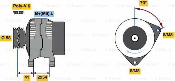 BOSCH 0 986 080 340 - Alternator www.molydon.hr