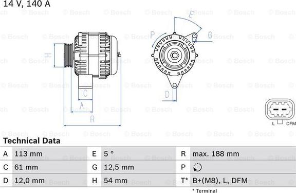 BOSCH 0 986 080 380 - Alternator www.molydon.hr