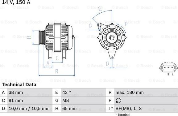 BOSCH 0 986 081 960 - Alternator www.molydon.hr