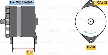 BOSCH 0 986 081 030 - Alternator www.molydon.hr